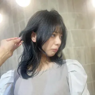 カラー Elsa the leap元町店所属・Elsa アヤカのヘアスタイル