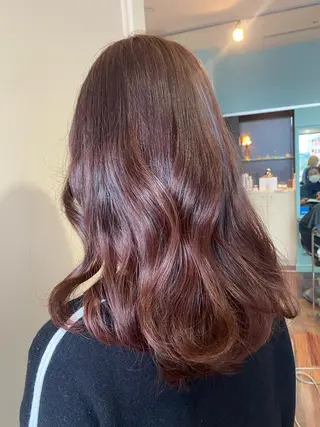 セミロング カラー 🌻名古屋🌻 🫧ハイトーン🫧のヘアスタイル