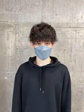 ショート カラー パーマ メンズ メンズパーマ /SUNAOのヘアスタイル