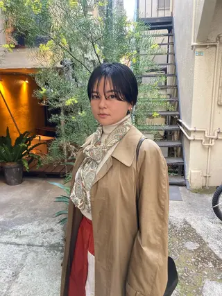 ショート 金田 夏野のヘアスタイル