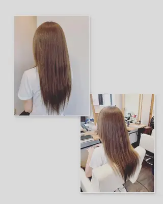 ロング カラー 小林 由里香のヘアスタイル