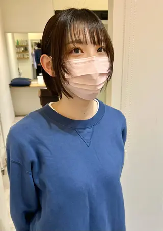 ショート しおり/パーマ/ newi町田のヘアスタイル