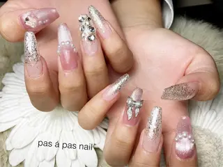 ロング ネイル Yakko pas á pasのネイルデザイン