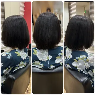 ミディアム カラー カラーダメージが艶々 『ケア特化店』KONのヘアスタイル