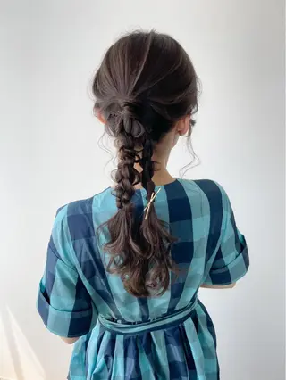 ロング カラー ヘアアレンジ autre所属・大久保 ひでなりのヘアスタイル