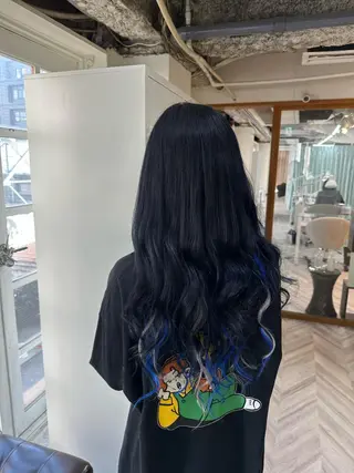 ロング 韓国ヘア×ハイトーン AYA💫のヘアスタイル
