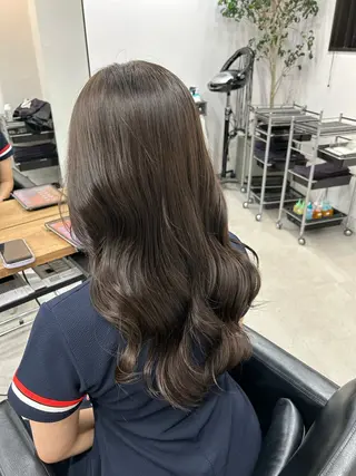 ロング カラー 🫐寒色系カラー 🫐ヤマナカリリカのヘアスタイル