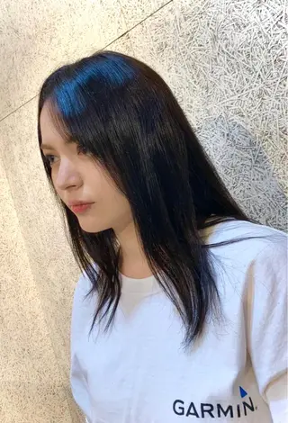 セミロング カラー MIRUCO by KURAKU所属・⭐️ハイトーンカラー ⭐️メンズパーマ達成のヘアスタイル