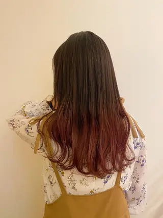 セミロング カラー 入江 允のヘアスタイル