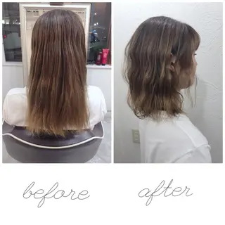 ミディアム 【今だけブリーチ 限定価格💕】すみのヘアスタイル