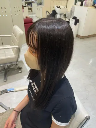 ロング 佐々木 麻衣のヘアスタイル