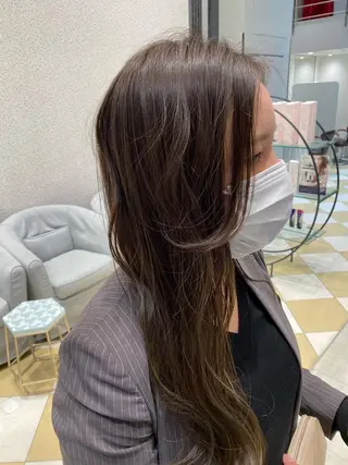 ロング カラー Kou所属・💜髪質改善美髪💜 星野清光のヘアスタイル