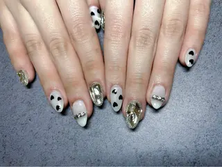 セミロング ネイル m ♡のネイルデザイン