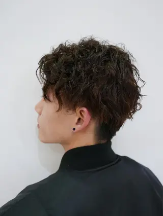 ショート パーマ メンズ 🫧🎀KANA🎀 🫧のヘアスタイル