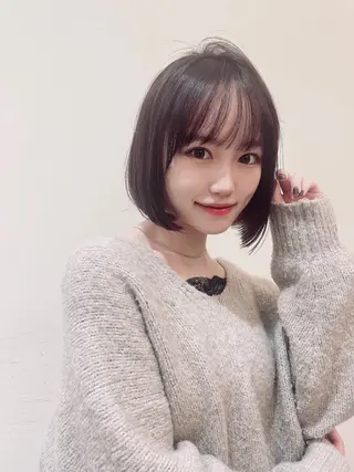 ショート 韓国風レイヤーカット 松葉翔のヘアスタイル