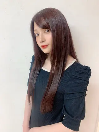 ロング カラー 汐見 悠佑のヘアスタイル