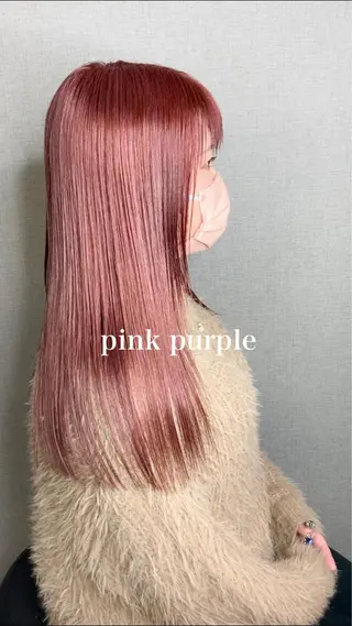 セミロング カラー Selenehair 三条本店のヘアスタイル