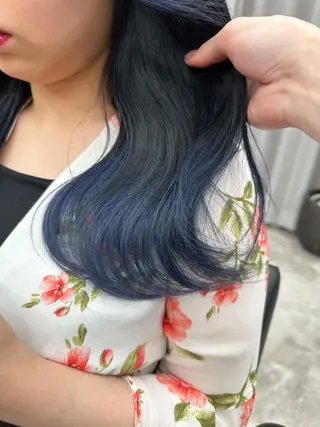 セミロング ✨武内凌太✨ 複雑履歴/ムラ修正のヘアスタイル