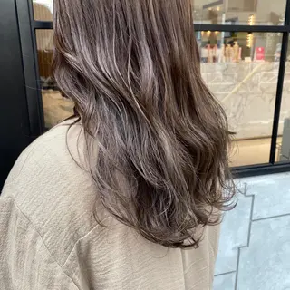 セミロング カラー ボブ/ハイトーン 立川loose 下田のヘアスタイル