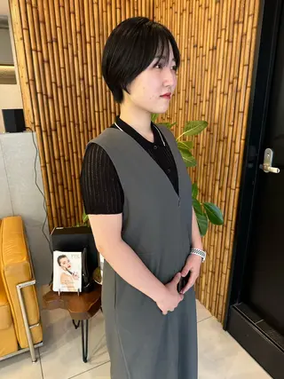 ショート 山下恋佳/矢場町/ ブリーチ/ショートのヘアスタイル