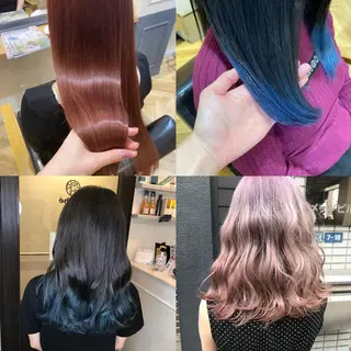 カラー ヘアアレンジ 平原 ミレイのヘアスタイル