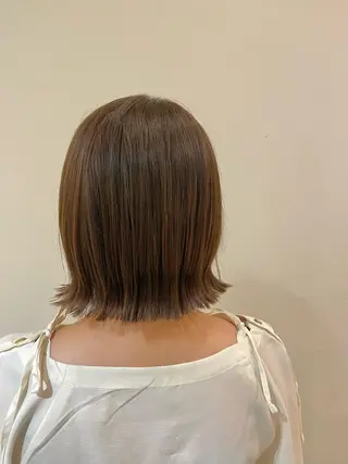 ミディアム 🫧顔周りカット 🫧樫村優香のヘアスタイル