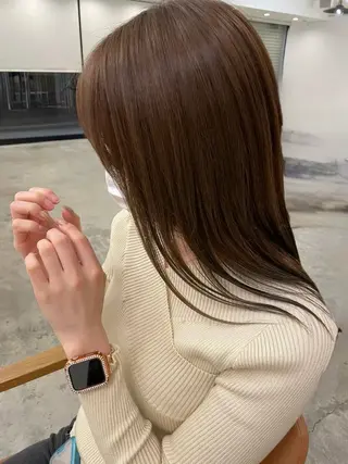 ロング 💖ASUKA 💜/透明感カラーのヘアスタイル