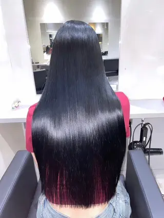 ロング カラー レイヤー‪✕‬前髪 顔周り特化💫ひかるのヘアスタイル