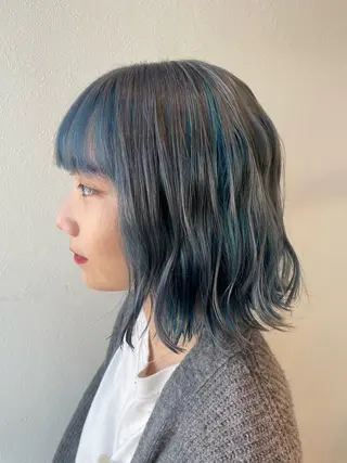 ショート カラー SARA古賀店 かすみ🐬🩵のヘアスタイル