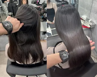 ロング カラー パーマ 🌈艶髪/髪質改善 新宿itouのヘアスタイル