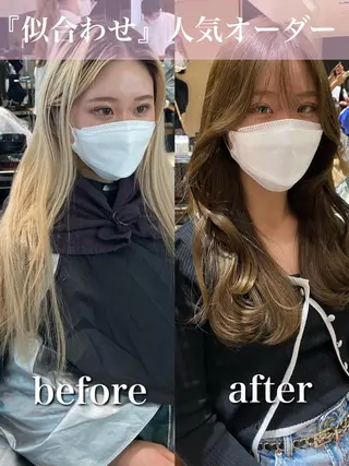 セミロング 【1日2名様限定】 AFLOAT白川雄副のヘアスタイル