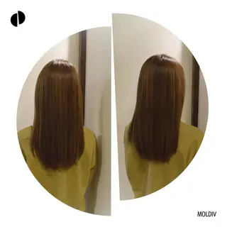 セミロング カラー ✨縮毛矯正✨髪質改善 ナカシマ ユミのヘアスタイル