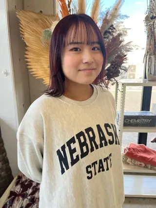 ミディアム カラー YUIMARL岡山店 YUNOKA🦋🫧のヘアスタイル