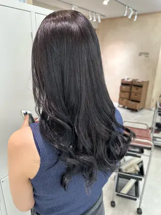 セミロング カラー 🤍透明感カラー🤍 Moeのヘアスタイル