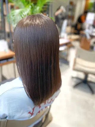 ロング カラー パライソ南公園店小嶋 さつきのヘアスタイル