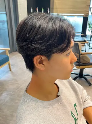 メンズ メンズカット パーマ飯野友喜のヘアスタイル