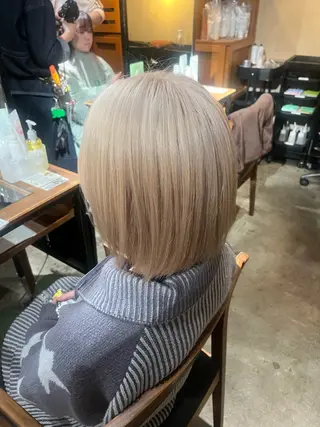 ショート カラー 赤熊 咲良 🦔ྀིのヘアスタイル