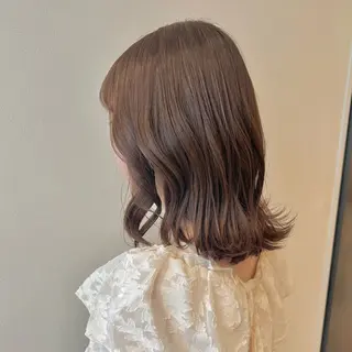 ミディアム カラー Ami♡表参道 ピンク/ラベンダーのヘアスタイル
