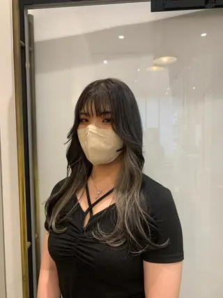 ロング カラー AMI🎀韓国ヘア keshiki大名のヘアスタイル