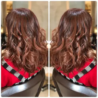 セミロング カラー 小山内 龍一郎 店長のヘアスタイル