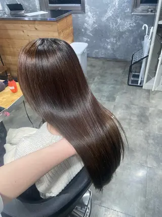 カラー 🤍ベージュ/透明感 韓国ヘア/まりん🤍のヘアスタイル