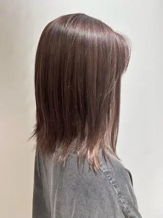 ミディアム カラー 🐺ウルフ/レイヤー 似合わせ‎🤍沙羅のヘアスタイル