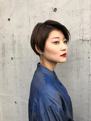 ショート カラー 寺山 佳貴のヘアスタイル