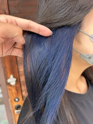 ロング カラー goen hair lounge（ゴエン）所属・米村（北岡）慶子 お店変わりました！のヘアスタイル