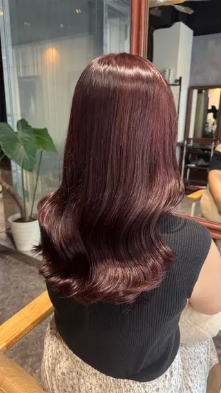 ロング カラー Graphy  札幌所属・🐺ﾅｶﾑﾗ ﾓﾓｶのヘアスタイル