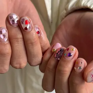 ミディアム 小川 柚香のネイルデザイン