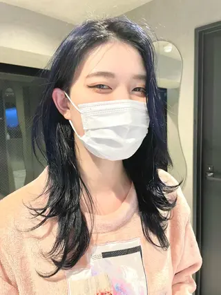 カラー パーマ、ストパー モデル募集、ちはるのヘアスタイル