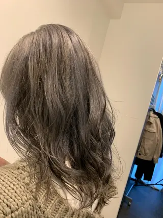 ミディアム 新宿/ 田口雄大のヘアスタイル