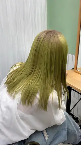 ロング カラー 似合わせカット ケアパーマ喜来雅由のヘアスタイル