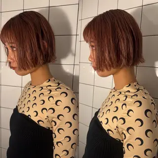 ショート 捺葵 @72tomi__のヘアスタイル